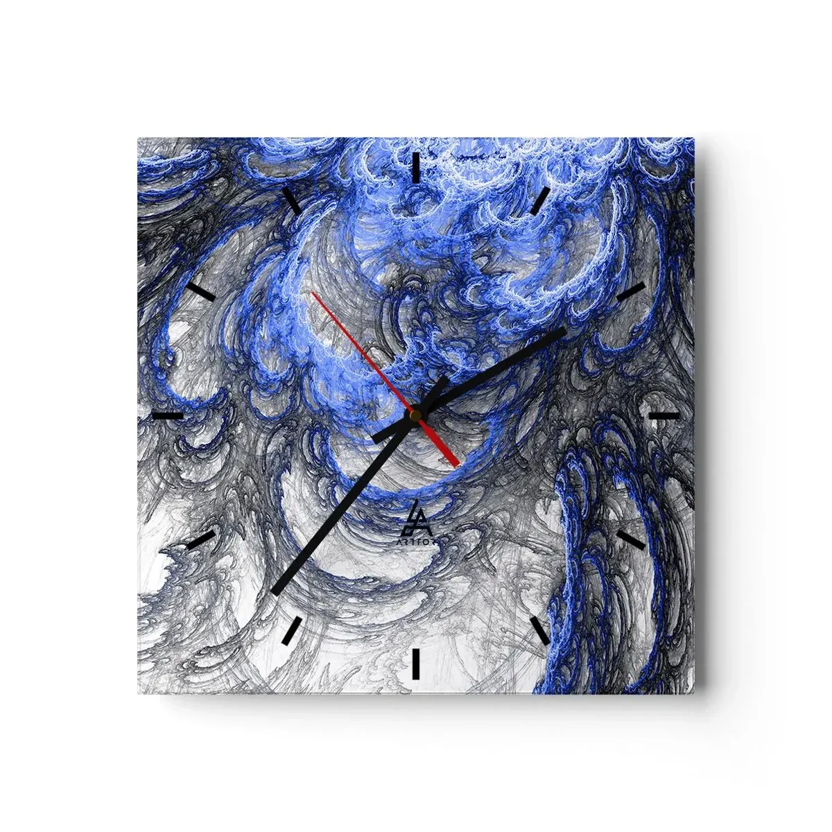 Nástěnné hodiny - Zrod vlny - 30x30 cm