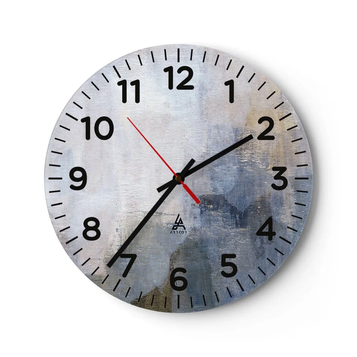 Nástěnné hodiny - Tóny a akordy barev - 30x30 cm