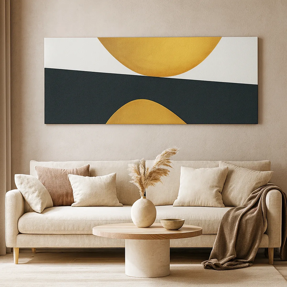 Obraz na plátně - Zaprvé: zlato - 30x30 cm