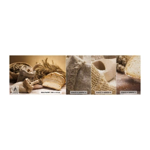 Vzor Fototapety Premium Canvas - Jako utnout nožem - Gastronomie, Chléb, Chléb - 100x30 cm