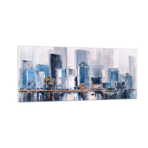 Obraz na skle - Newyorská imprese - 100x40 cm