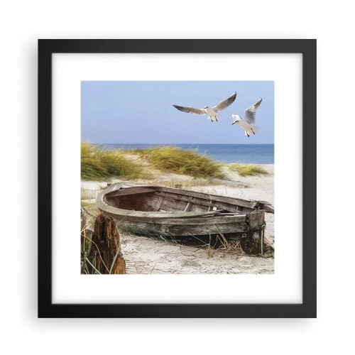 Plakát v černém rámu - Větrem ozářené - 30x30 cm