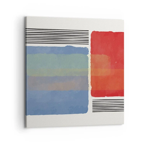Obraz na plátně - Duch a písmeno geometrie - 60x60 cm