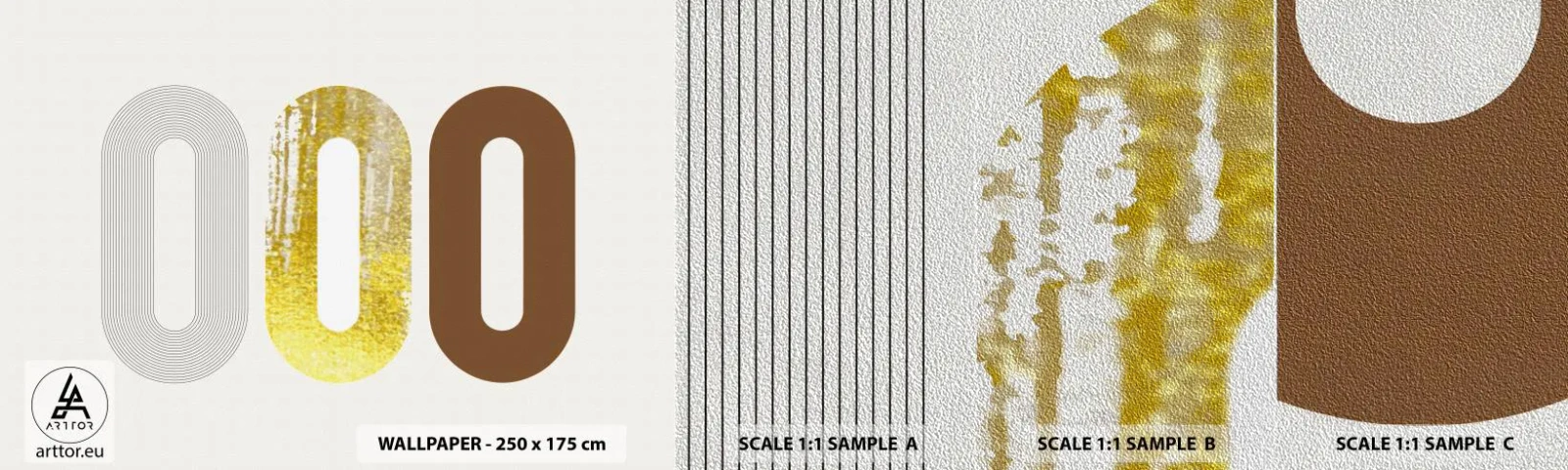 Vzor Fototapety Premium Sand - Ooo! - Abstrakce, Kus, Moderní vzor - 100x30 cm