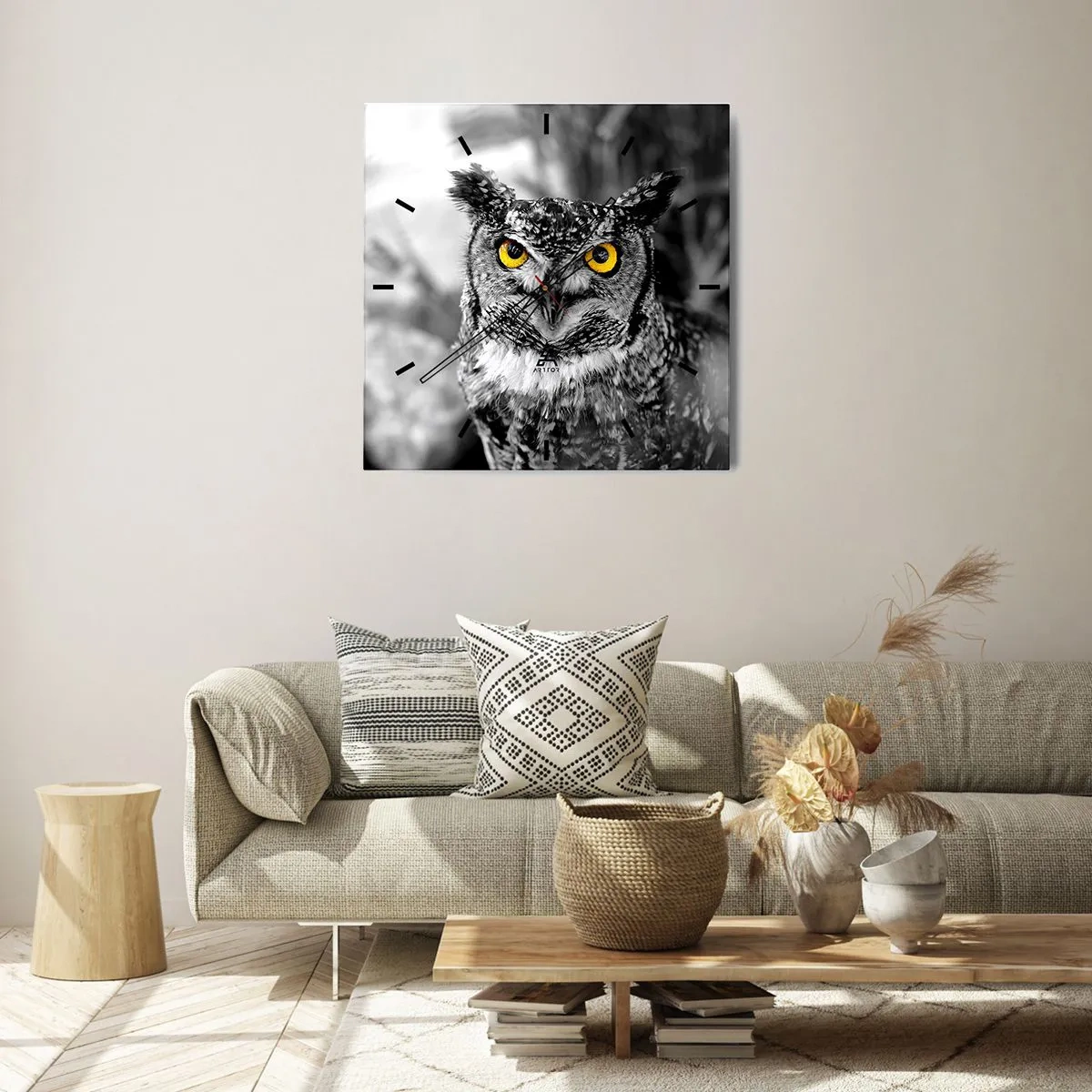 Nástěnné hodiny - Nic se neschová - 30x30 cm