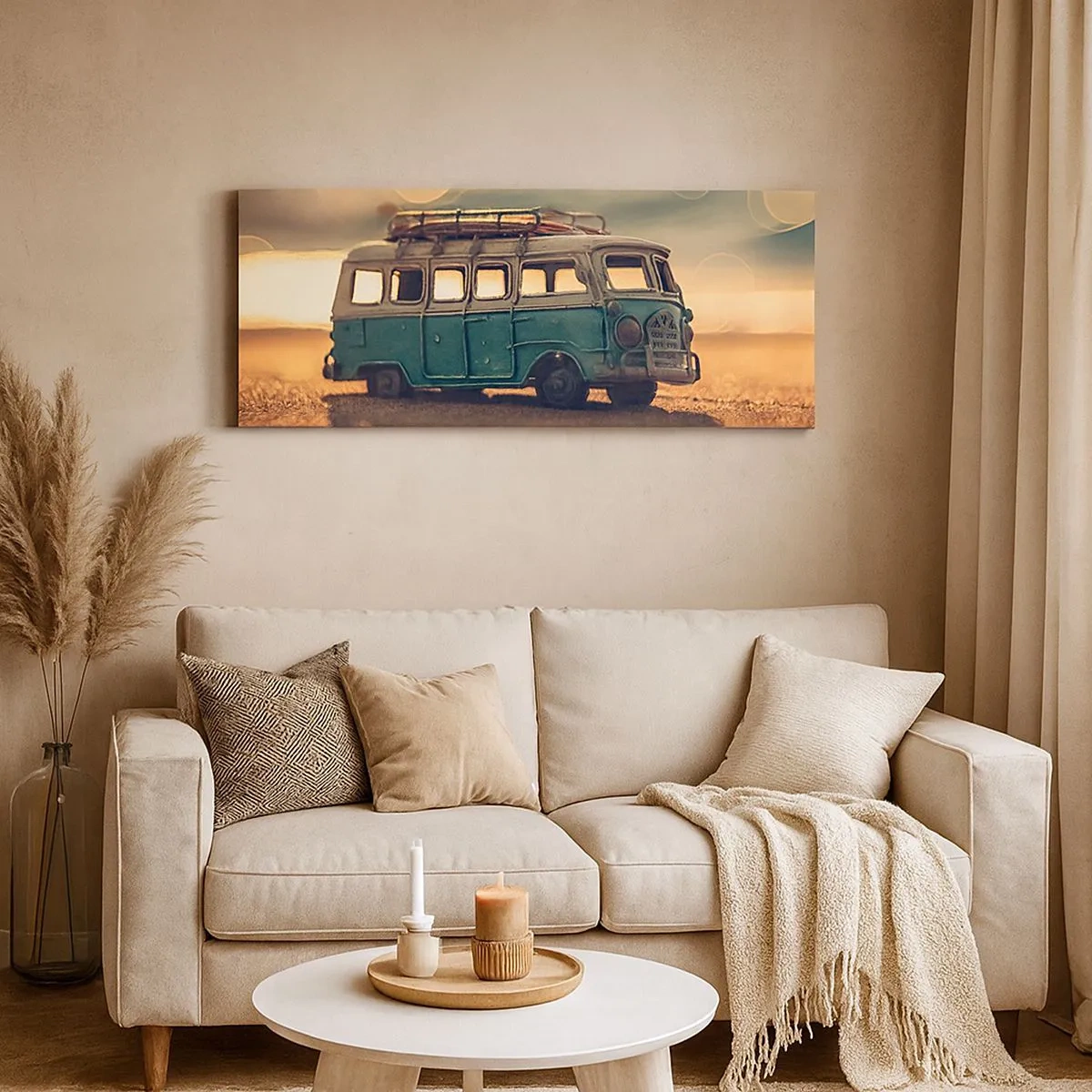 Obraz na plátně - Konec bůžků: peněz a práce - 100x40 cm