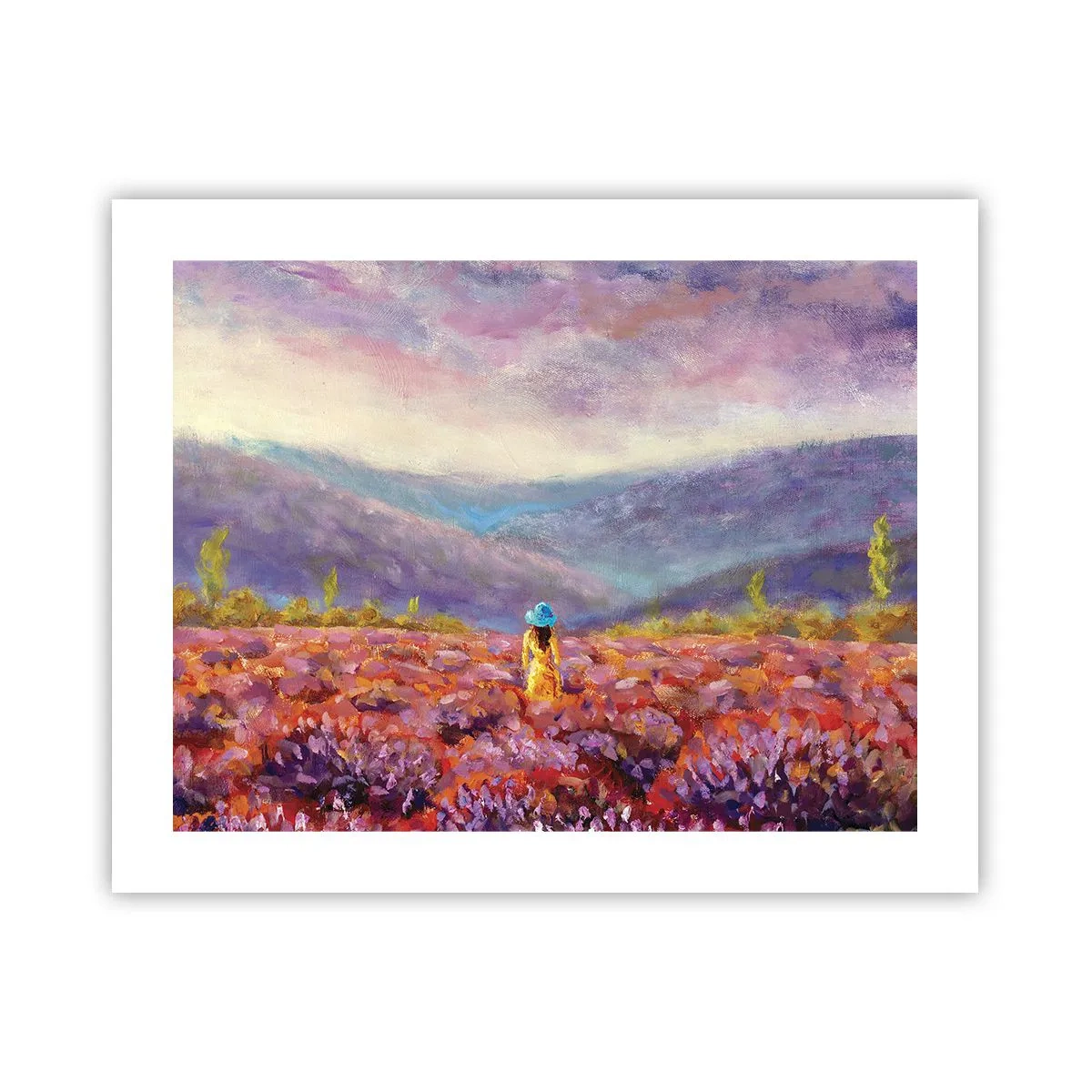 Plakát - V levandulovém světě - 50x40 cm