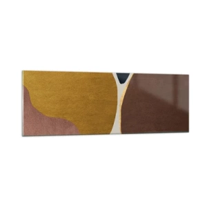 Obraz na skle - Abstrakce – místo v prostoru - 90x30 cm