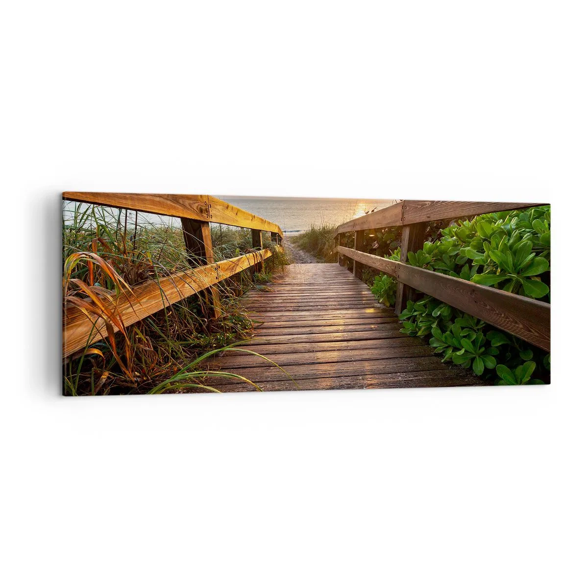 Obraz na plátně - A přímo ke břehu - 140x50 cm
