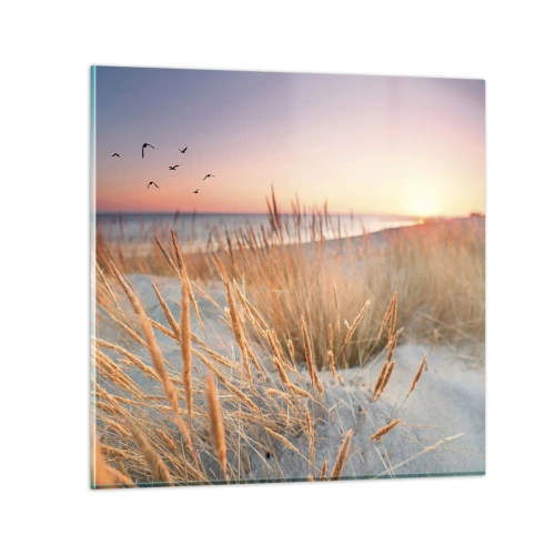 Obraz na skle - Baltská ukolébavka - 70x70 cm