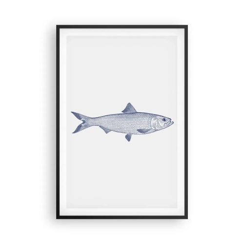 Plakát v černém rámu - Pozdravy ze severních moří - 61x91 cm