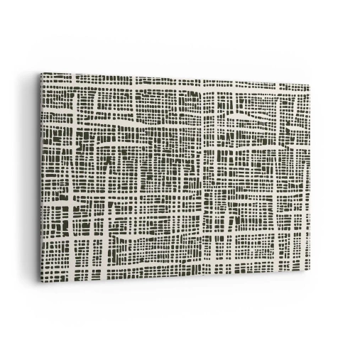Obraz na plátně - Tkaná kompozice - 100x70 cm