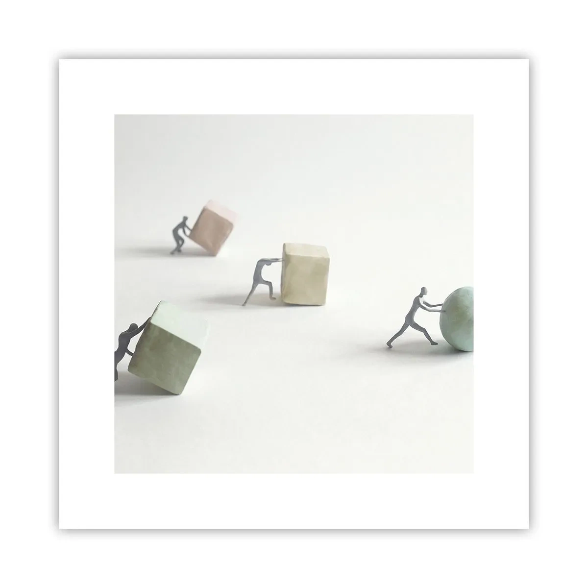 Plakát - Život samotný - 30x30 cm