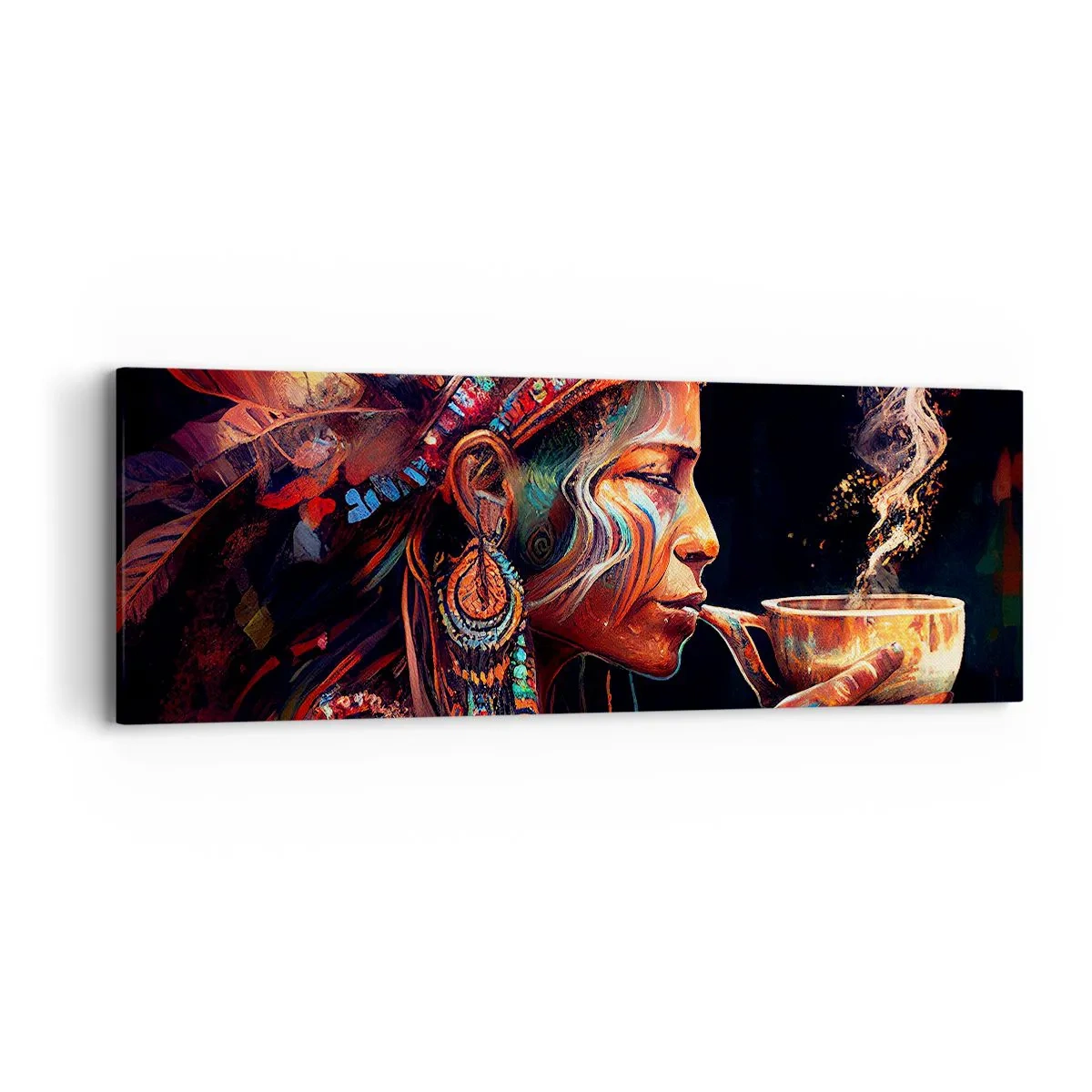 Obraz na plátně - Magický rituál - 90x30 cm