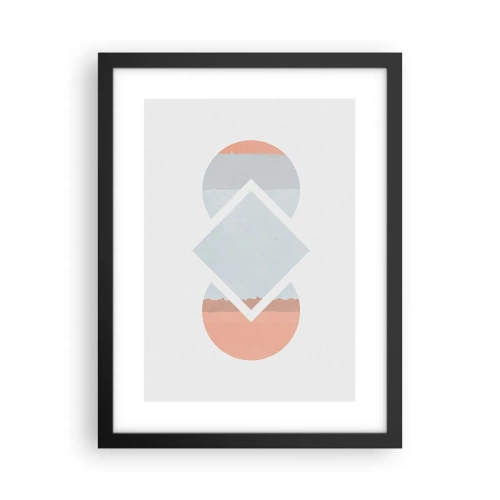 Plakát v černém rámu - Situace je jasná - 30x40 cm