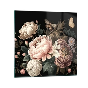 Obraz na skle - V barokním stylu - 40x40 cm