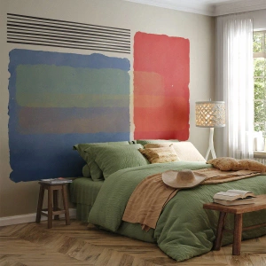 Fototapeta na míru Premium Canvas - Duch a písmeno geometrie - Abstrakce, Kus, Moderní umění.