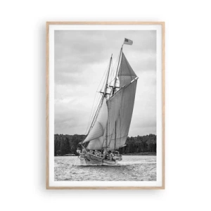 Plakát v rámu světlý dub - Bratři větru - 70x100 cm