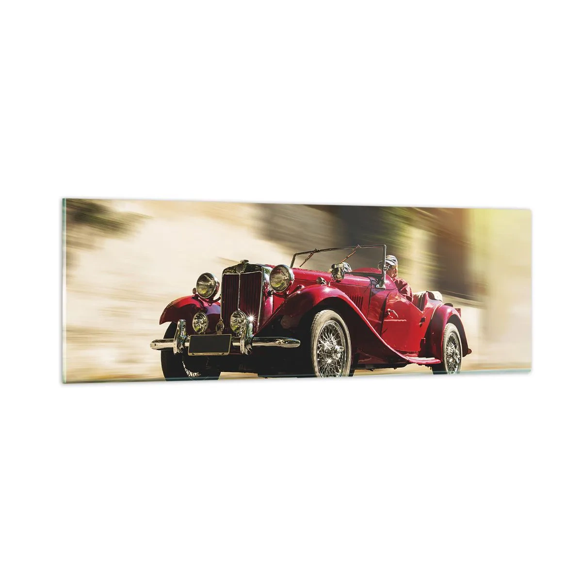 Obraz na skle - Krásnější než Níké Samothrácká - 90x30 cm