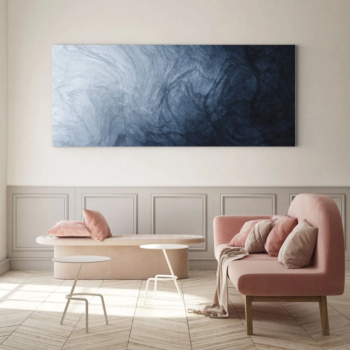 Obraz na skle - Sáhnout do hlubin - 120x50 cm