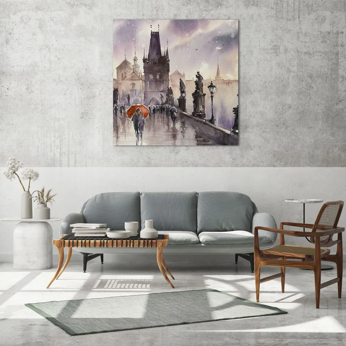 Obraz na skle - Lidé se nemění - 60x60 cm