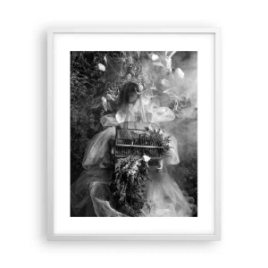 Plakát v bílém rámu - Matka Příroda - 40x50 cm