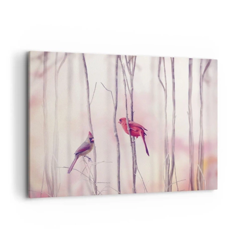 Obraz na plátně - Příběh růžového lesa - 100x70 cm