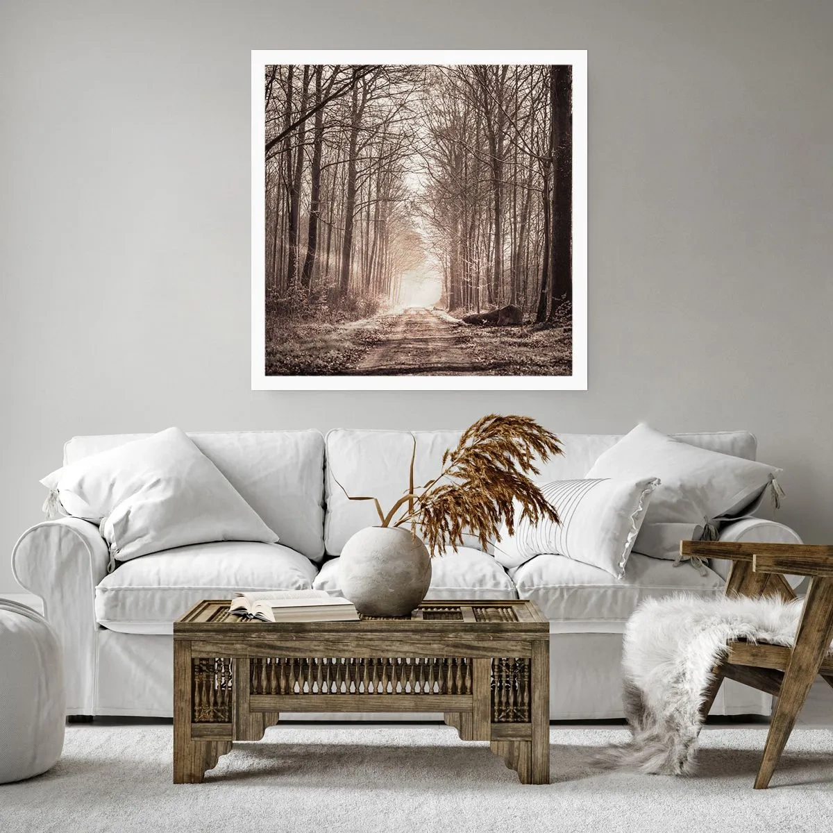 Plakát - Lesní katedrála - 50x50 cm