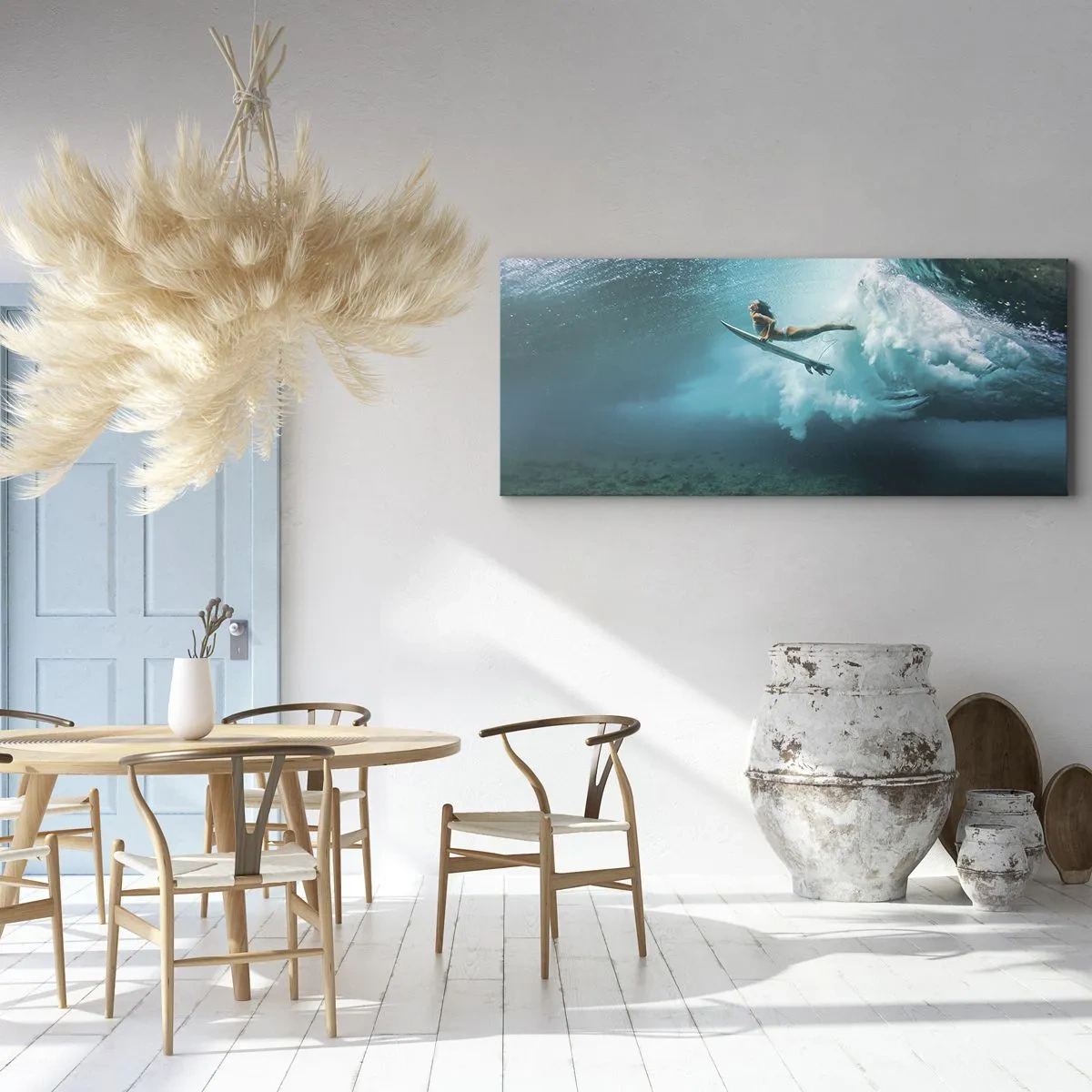 Obraz na plátně - Podmořský svět - 160x50 cm