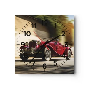 Nástěnné hodiny - Krásnější než Níké Samothrácká - 30x30 cm