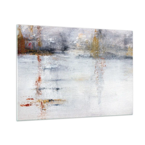 Obraz na skle - Za závojem vzduchu - 100x70 cm