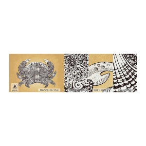 Vzor Fototapety Samolepicí Deluxe Sticker - Příběhy pana Kraba - Krab, Zvířata, Výkres - 100x30 cm