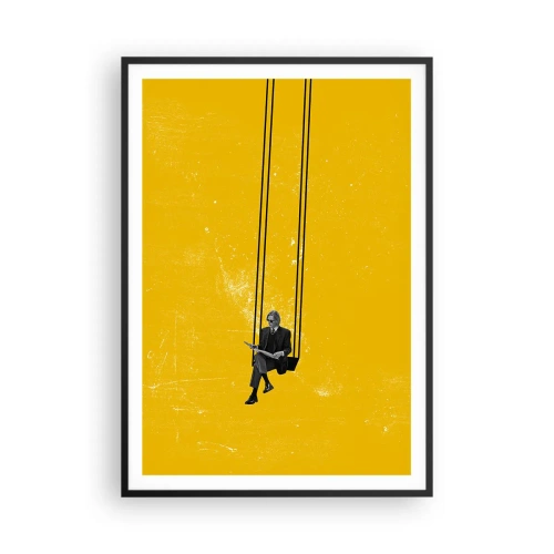 Plakát v černém rámu - Den jako každý jiný - 70x100 cm