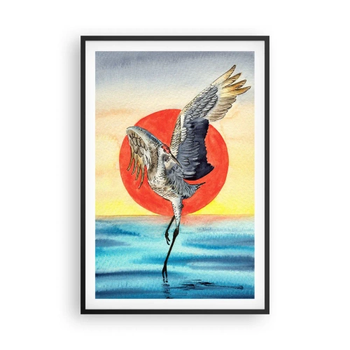 Plakát v černém rámu - Je čas jít zpět - 61x91 cm