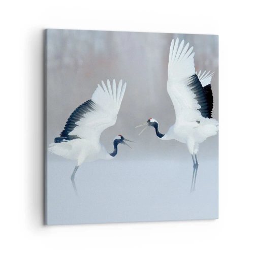 Obraz na plátně - Tanec v mlze - 50x50 cm