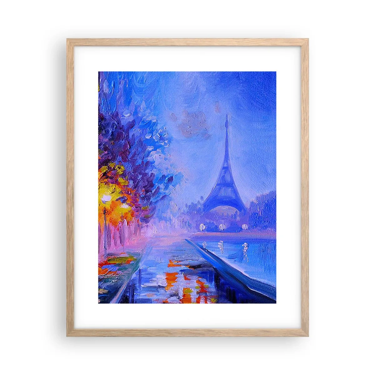 Plakát v rámu světlý dub - Procházka snů - 40x50 cm
