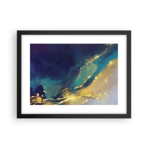 Plakát v černém rámu - Zlatý močál - 40x30 cm