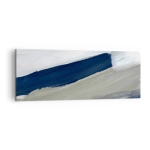 Obraz na plátně - Setkání s bílou - 140x50 cm