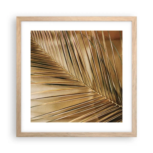 Plakát v rámu světlý dub - Přírodní kolonáda - 40x40 cm