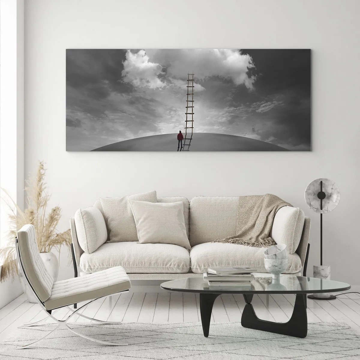 Obraz na skle - Všechno je možné - 100x40 cm