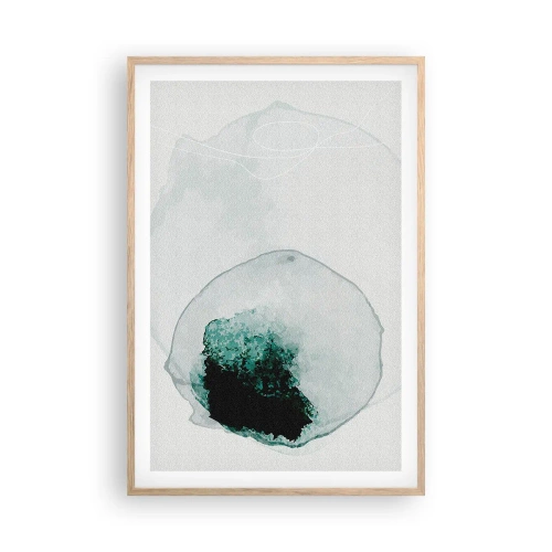 Plakát v rámu světlý dub - V kapce vody - 61x91 cm