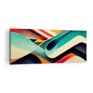 Obraz na plátně - Intenzivní kompozice - 120x50 cm