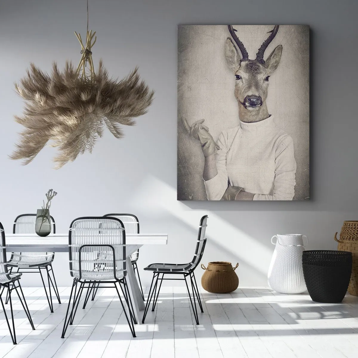 Obraz na plátně - Ať promluví gesta - 65x120 cm