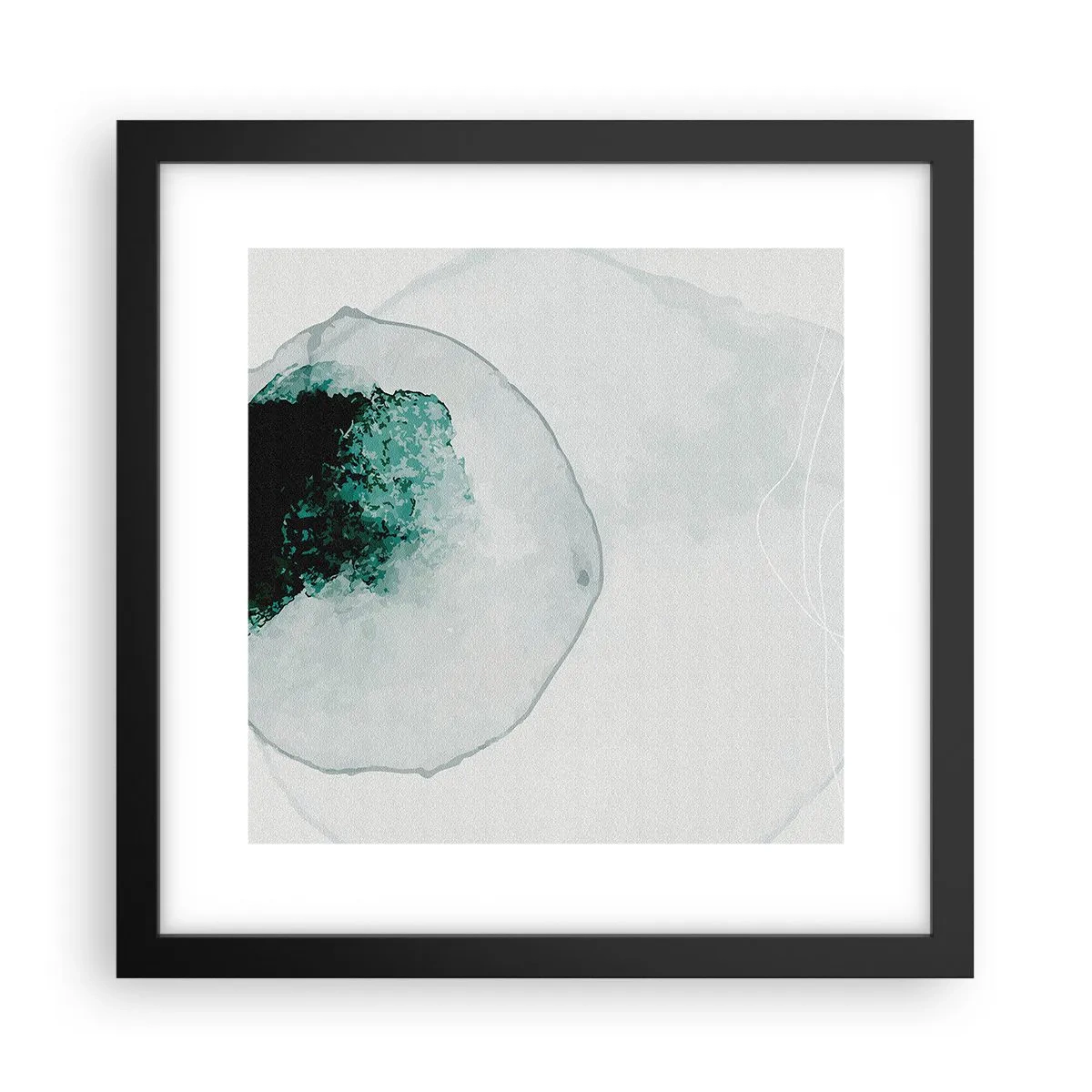 Plakát v černém rámu - V kapce vody - 30x30 cm