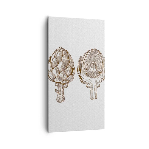 Obraz na plátně - Hodiny anatomie - 55x100 cm