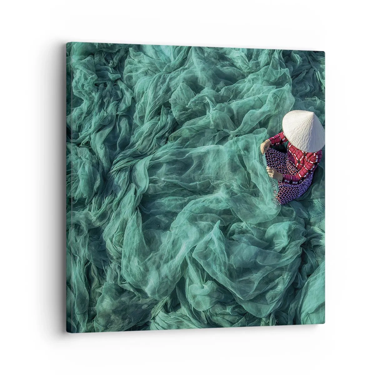 Obraz na plátně - V moři sítí - 30x30 cm