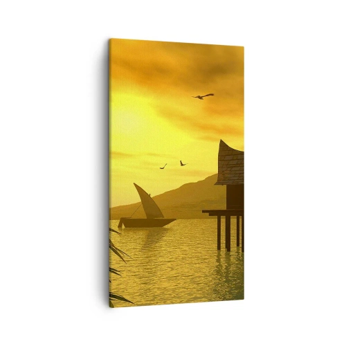 Obraz na plátně - Vytoužený klid - 45x80 cm