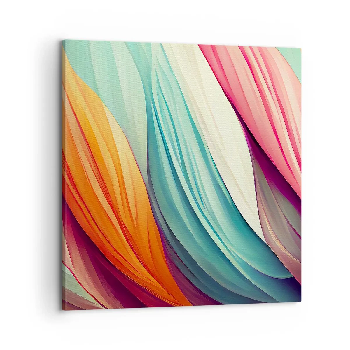 Obraz na plátně - Duhový uzel - 60x60 cm