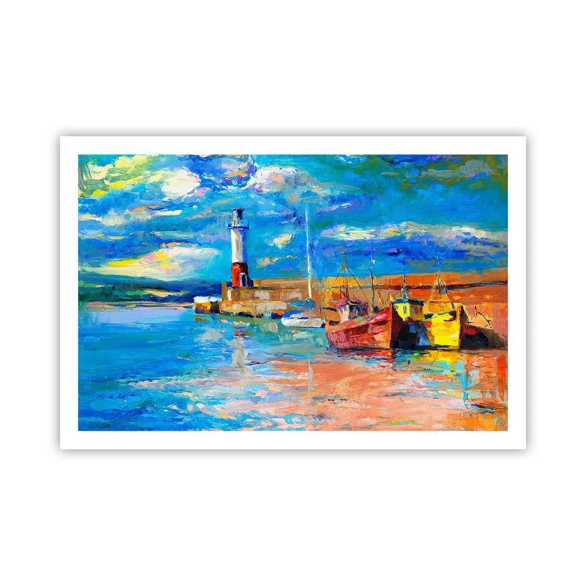 Plakát - Odpoledne v duhové zátoce - 91x61 cm