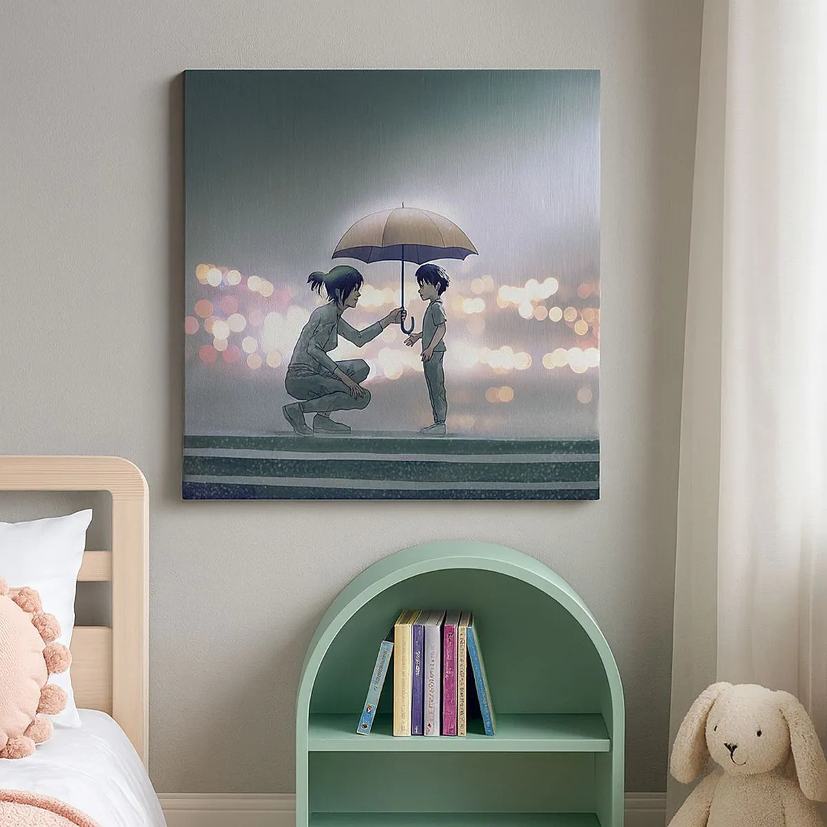 Obraz na plátně - A vše je v pořádku - 30x30 cm